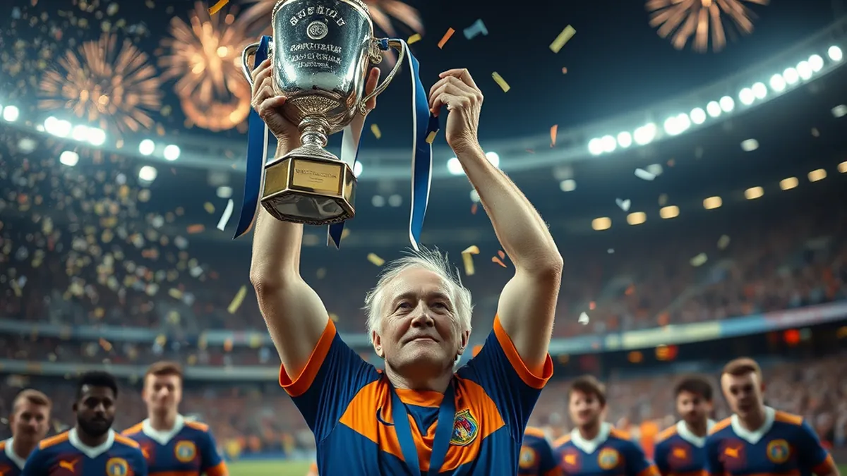 Mansfield Town Community Trust's Over 60s Triumph in Memorial Trophy